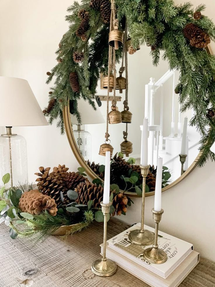 neutral christmas decor